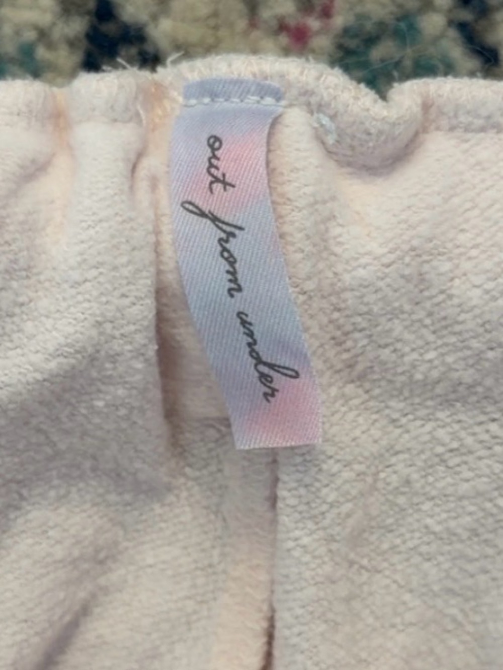 Urban Outfitters Pale Pink out from under Hoxton Wide leg sweatpants - Picture 2 of 4